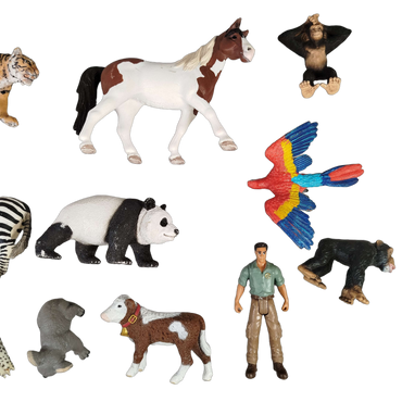 Schleich Tiere Bundle 16 Teile Tierfiguren & Tierpfleger