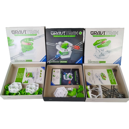 Ravensburger Bundle GraviTrax Set von 3 Kugelbahn Erweiterungen