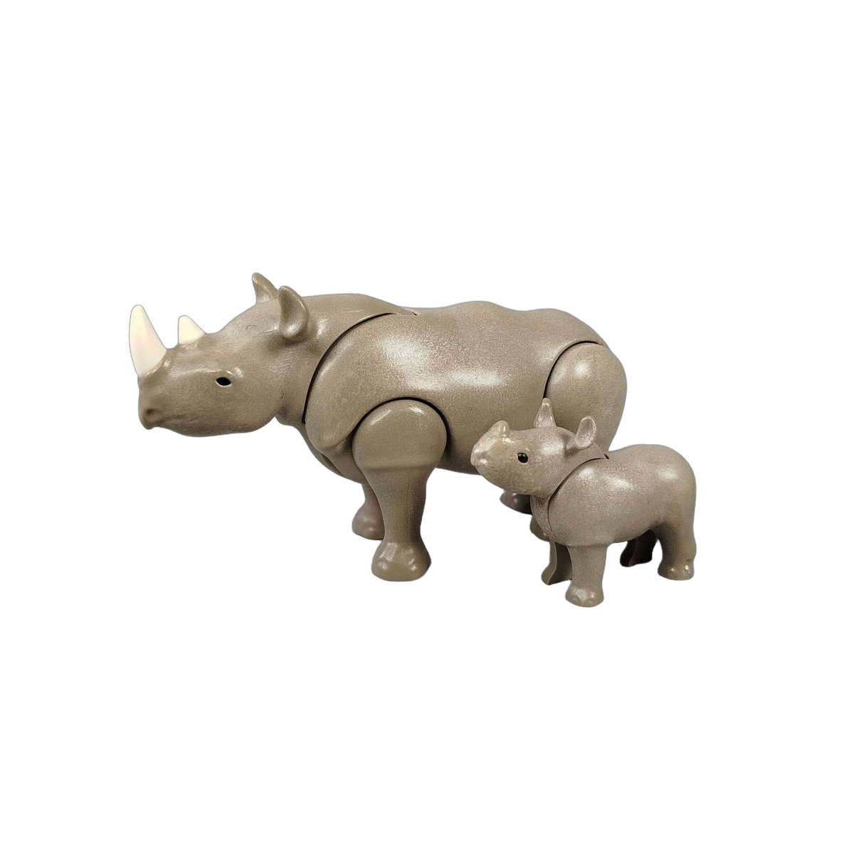 Playmobil Nashorn mit Baby Tierfigur Wildtiere