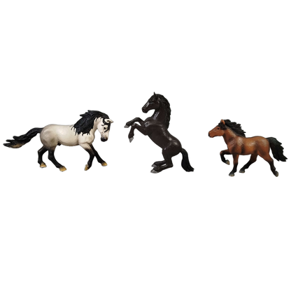 Schleich Tiere Bundle Pferde & Ponys Mustang & Fohlen 6 Teile Figuren