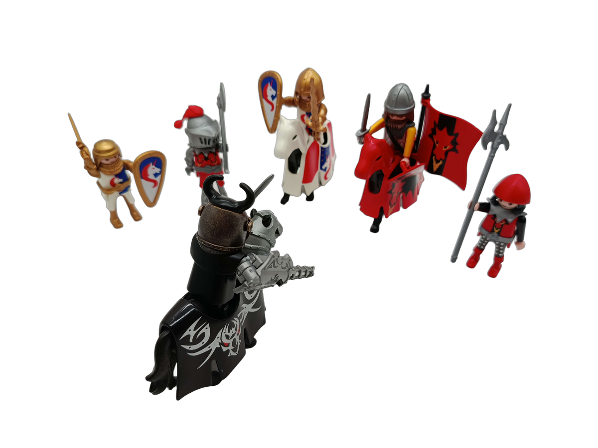 Playmobil Bundle Ritter Drachenritter 3319 großes Set Figuren