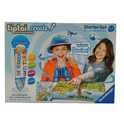 Ravensburger tiptoi CREATE Starter-Set Stift & Weltreise-Buch