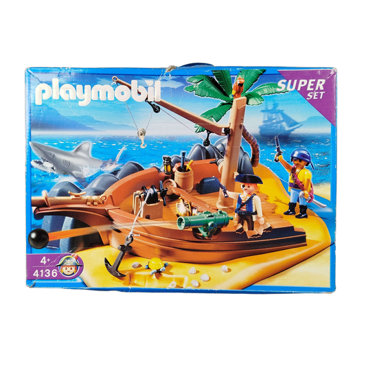 Playmobil Bundle Set von 2 Pirateninsel & Riesenkrake 4136 4291