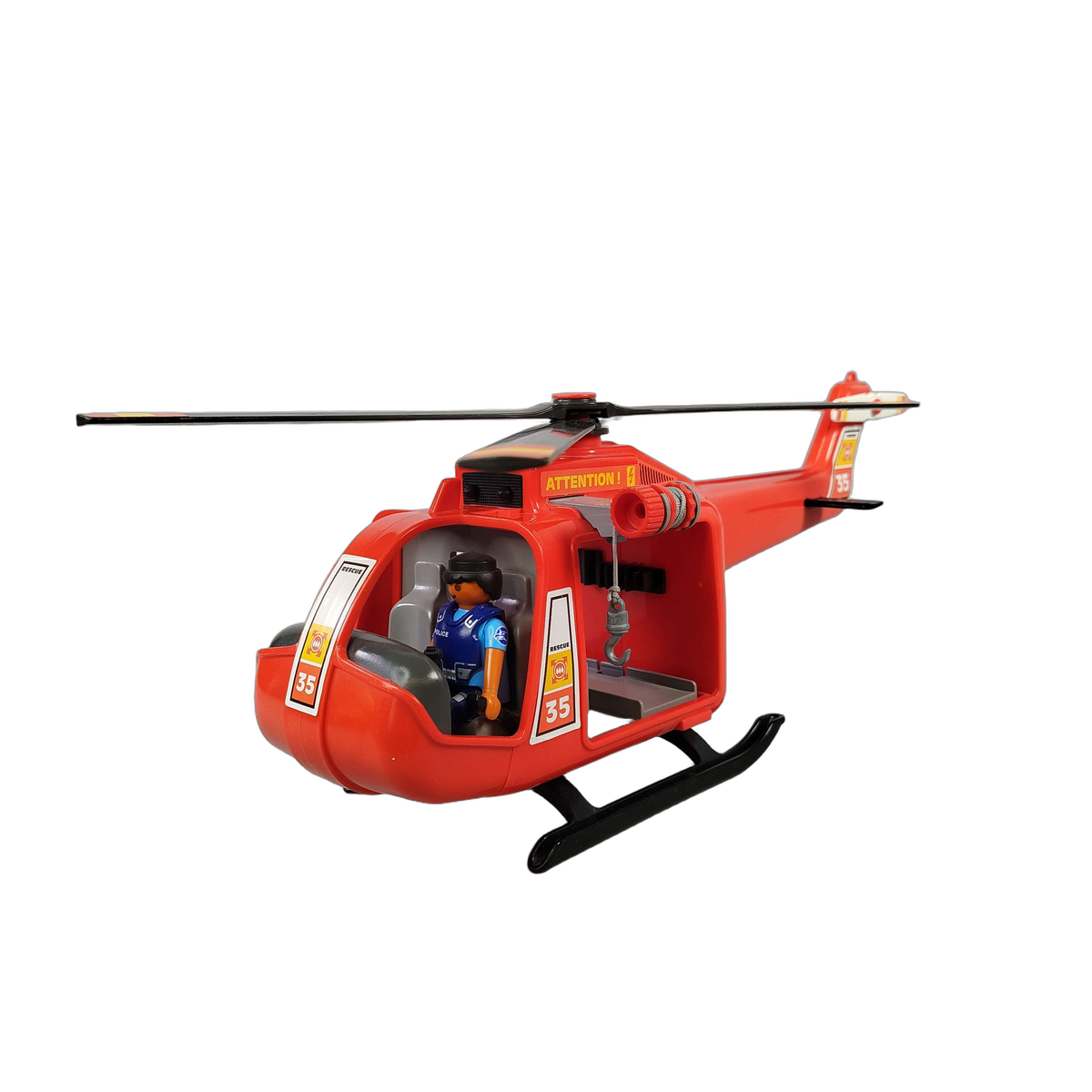 Playmobil SOS-Helikopter 4428 Hubschrauber mit Pilot