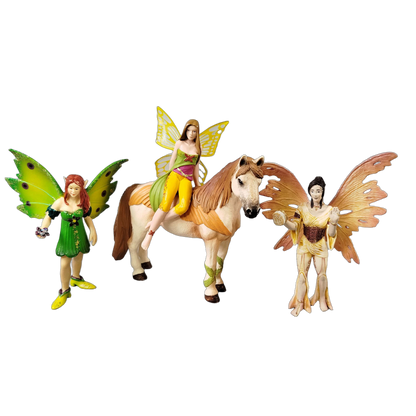 Schleich Bundle Feen & Elfen mit Flügeln viele Teile Figuren