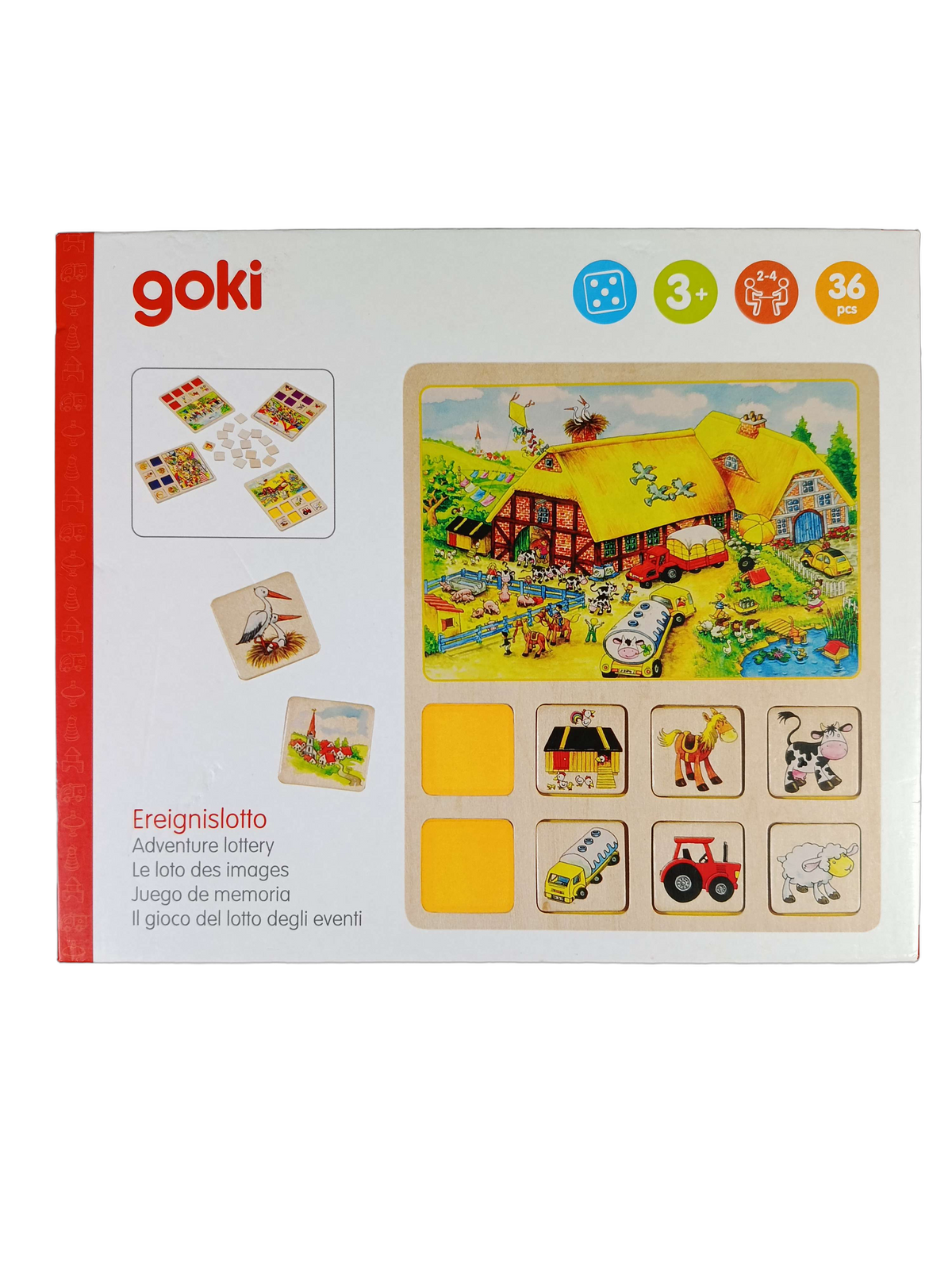 Goki Ereignislotto 56740 Lernspiel & Lottospiel, ab 3 Jahre