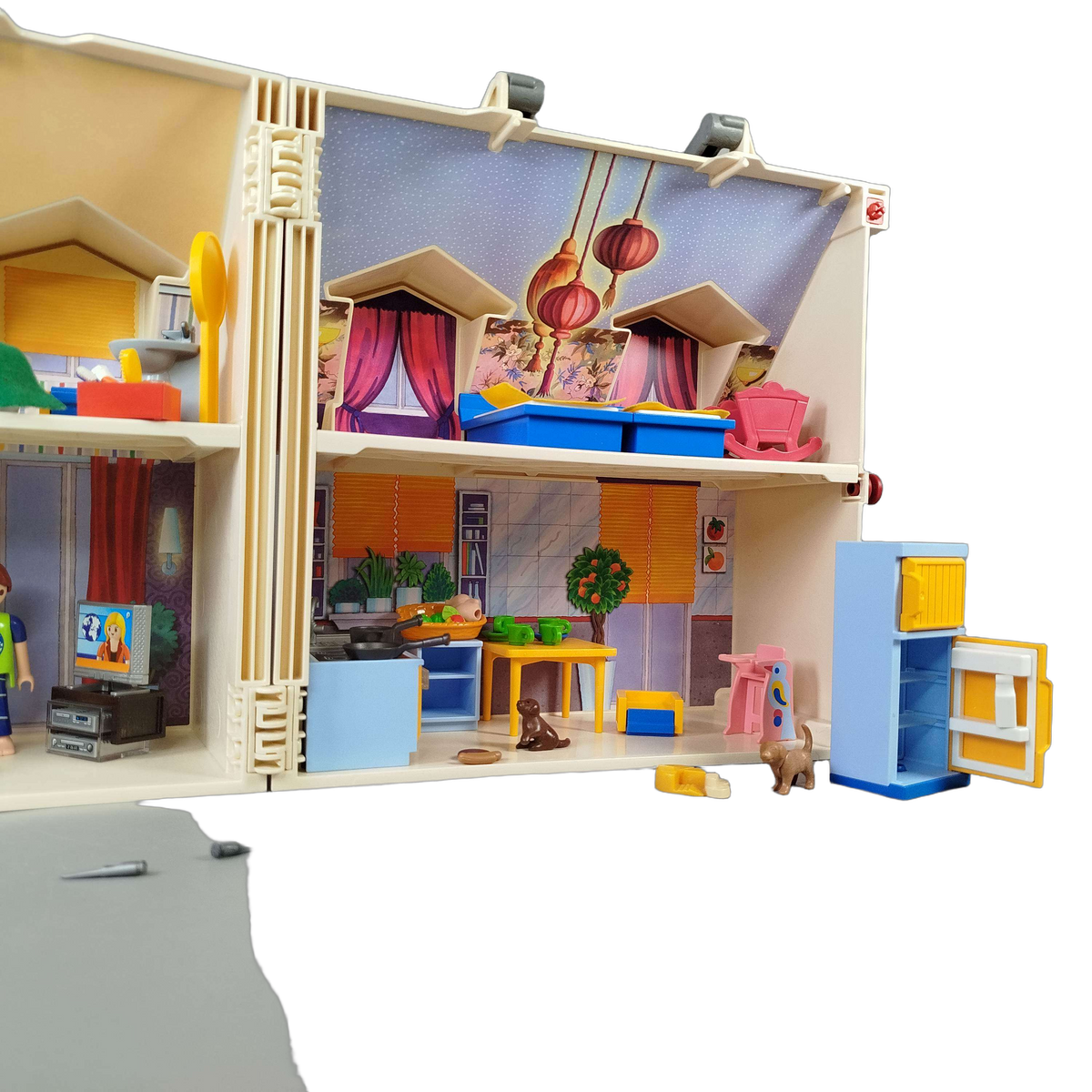 Playmobil Mitnehm-Puppenhaus 5167 Haus mit Zubehör & Figuren