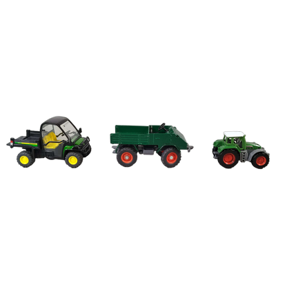 Siku Bundle John Deere Gator Set von 4 Traktoren & Anhänger