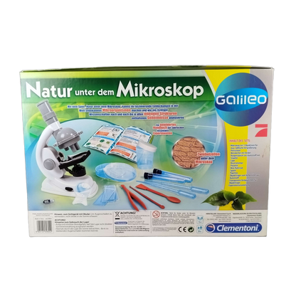 Clementoni Natur unter dem Mikroskop 69485 Lernset