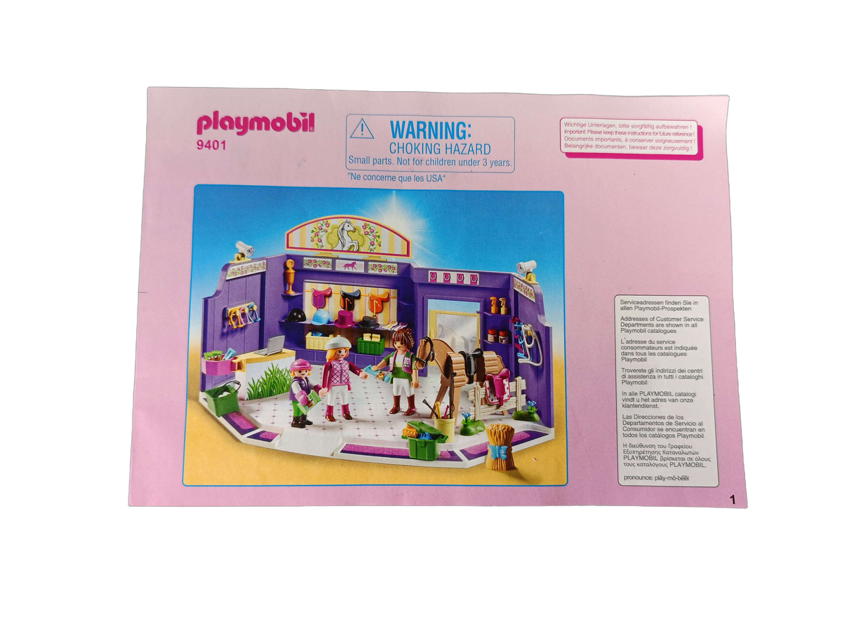 Playmobil City Life Reitsportgeschäft 9401 Spielset, ab 3 Jahre