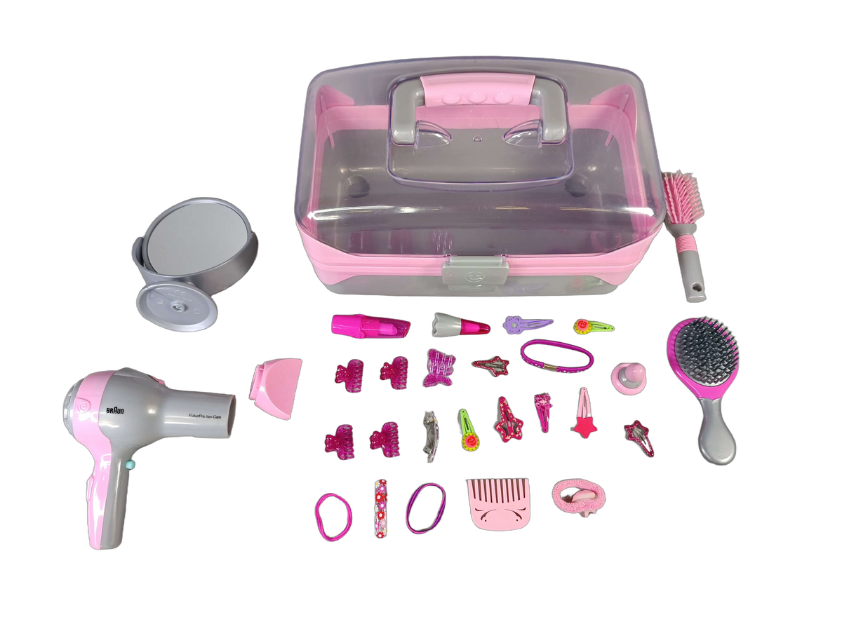 Theo Klein Bundle Friseur 5862 FuturPro Ion-Care Set von 2 Koffer