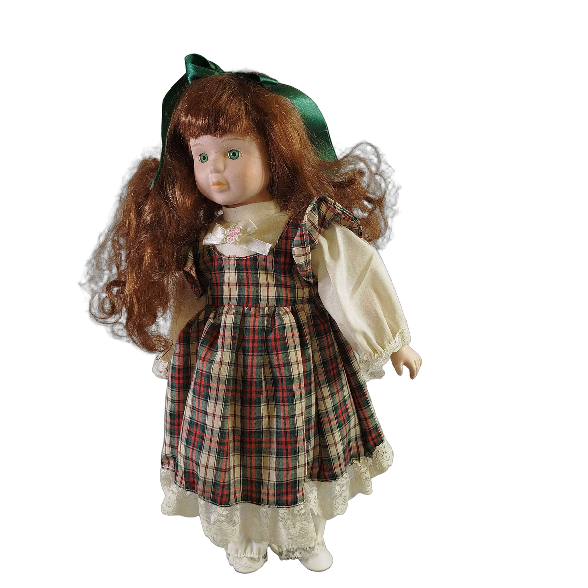 Bundle Vintage Set von 2 Porzellanpuppen 30-40 cm