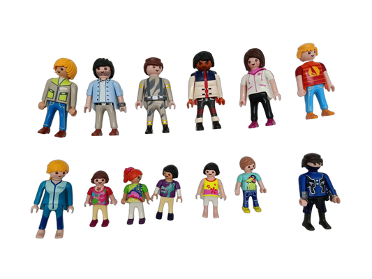 Playmobil Bundle Familie Set von 13 Familienfiguren