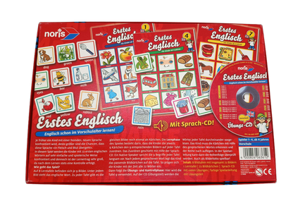 Noris Erstes Englisch mit CD 6361 Lernspiel