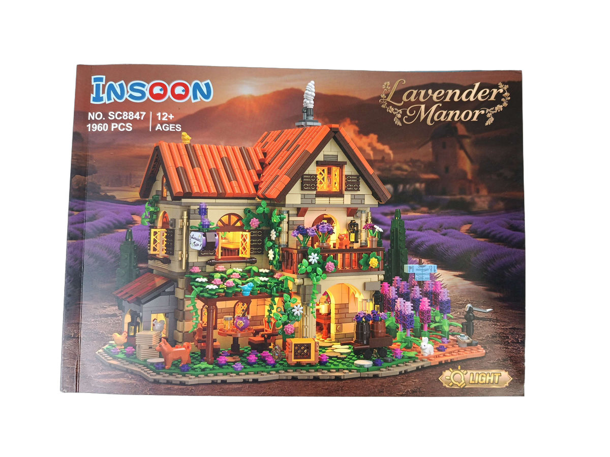 insoon Lavender Manor SC8847 Haus mit Licht 1960 Teile