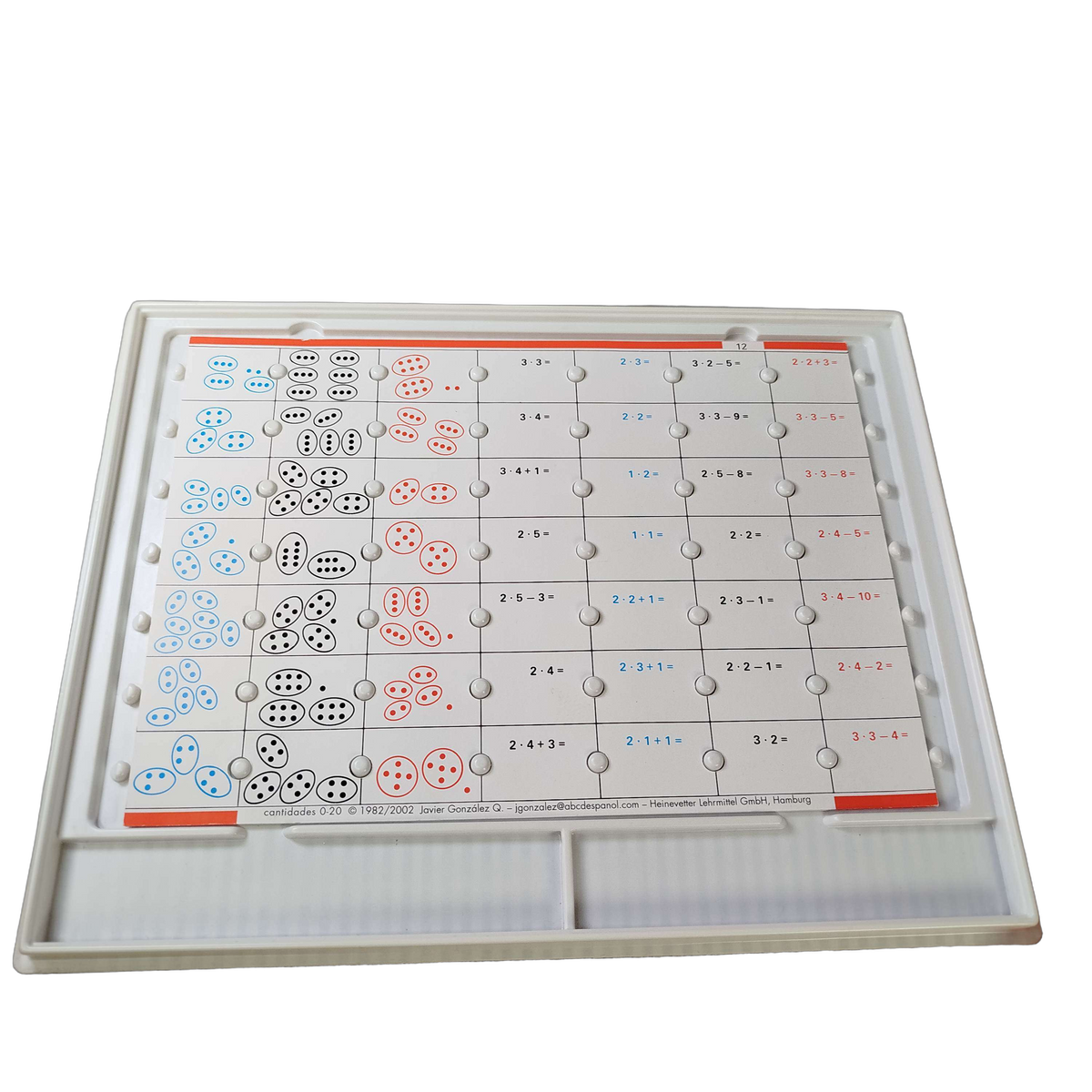 Heinevetter Zehnertrainer 0–20 Montessori Lernspiel Mathe