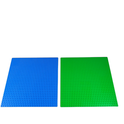 LEGO Bundle 32x32 blau & grün Set von 2 Grundplatten & Bauplatten