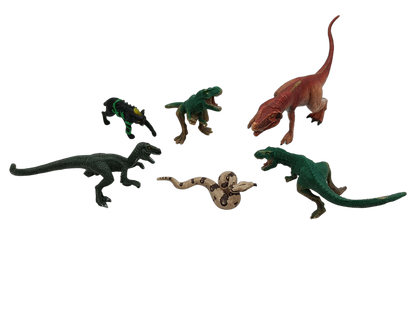 Schleich Tiere Bundle Eldrador & Dinosaurier 6 Teile Figuren 14587