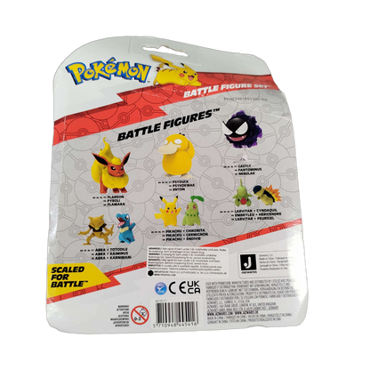 Pokémon Battle Toxel, Totodile & Magikarp PKW2348 Actionfigur, Neu