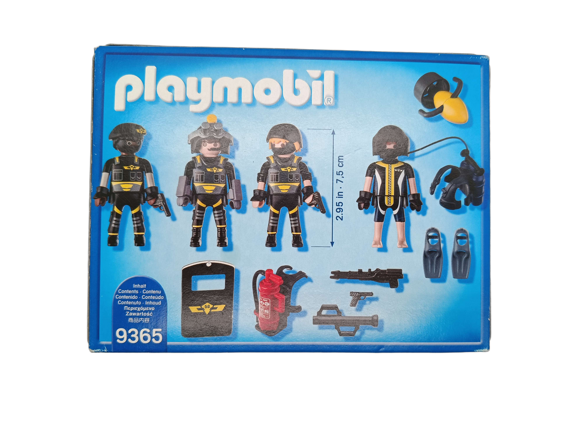 Playmobil Tactical Unit Team 9365 Figuren & Zubehör, neuwertig