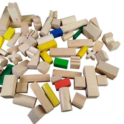 BRIO Holzbausteine natur & farbig Bauklötze Set