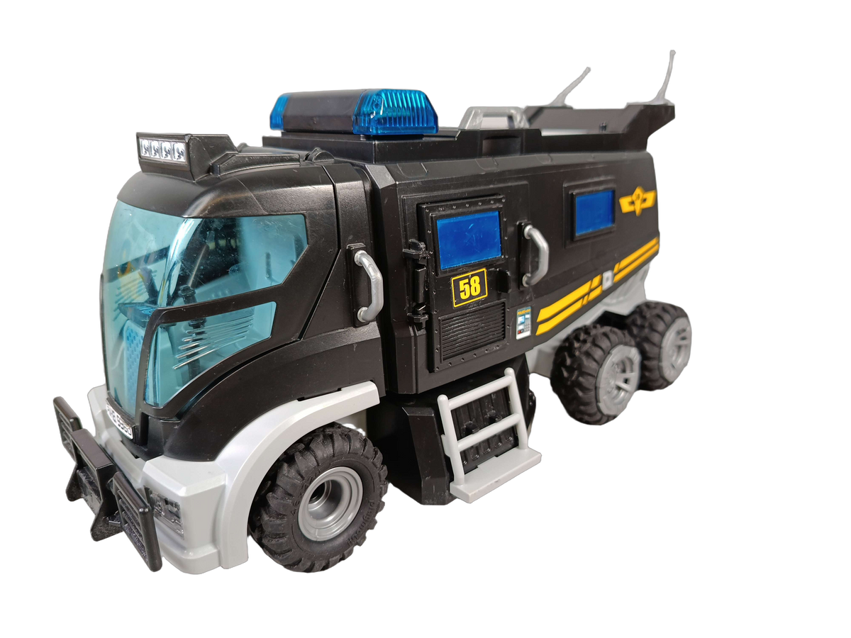 Playmobil Bundle Expeditionstruck 70278 & SEK-Truck 9360 Set von 2 LKW