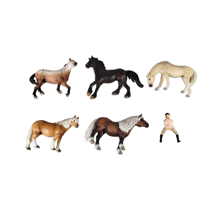 Schleich Tiere Bundle Pferde Palomino, Set Pferde & Reiterfiguren
