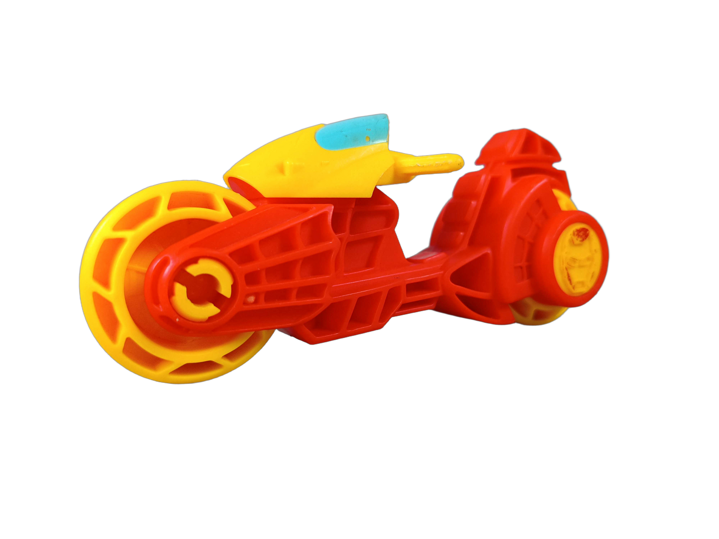 Hasbro Marvel Super Hero Adventures Iron Man mit Motorrad Actionfigur