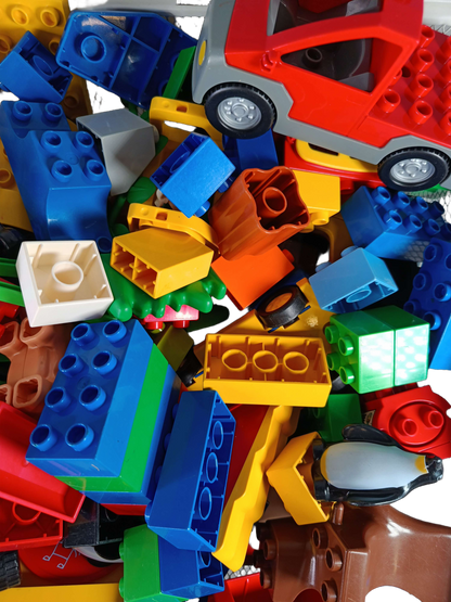Konvolut LEGO DUPLO ca. 3 kg Bausteine & Zubehör, ab 2 3 4 Jahre