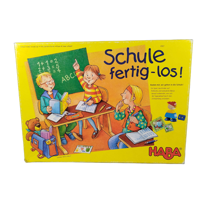 HABA Schule - fertig - los 4587 Lernspiel & Kinderspiel