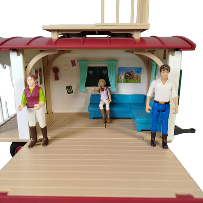 Konvolut Schleich Horse Club Wohnwagen 42415 ca.1,0kg, ab 3 4 5 Jahre
