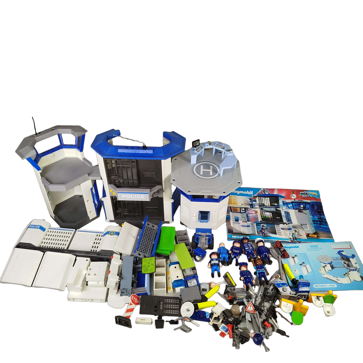 Playmobil Polizei-Kommandozentrale mit Gefängnis 6872 Spielset