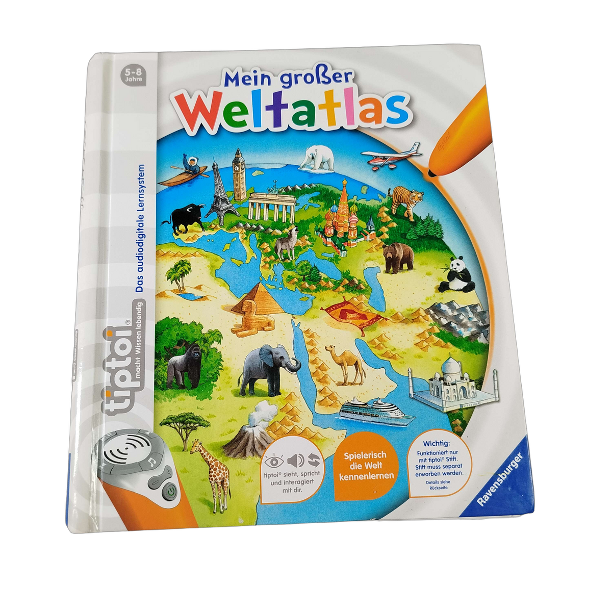 Ravensburger tiptoi Mein großer Weltatlas 00598 Buch