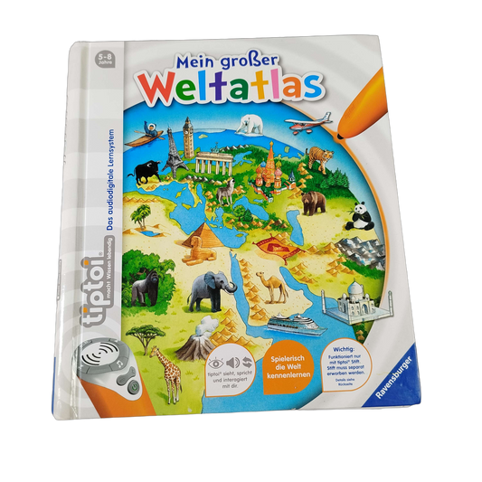 Ravensburger tiptoi Mein großer Weltatlas 00598 Buch