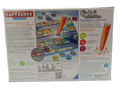 Ravensburger tiptoi Fahrzeuge in der Stadt Lernspiel & Brettspiel, Neu