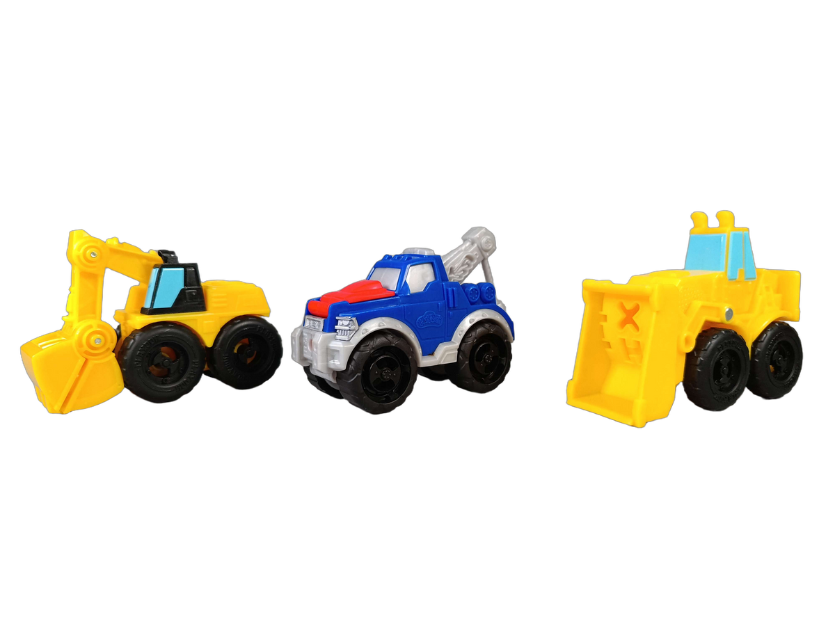 Hasbro Bundle Knete Dr. Wackelzahn großes Set Bagger & Bulldozer