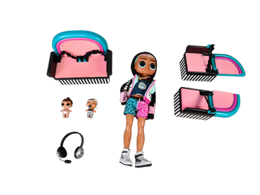 MGA Entertainment Bundle Remix 4-in-1-Flugzeug Set Zubehör