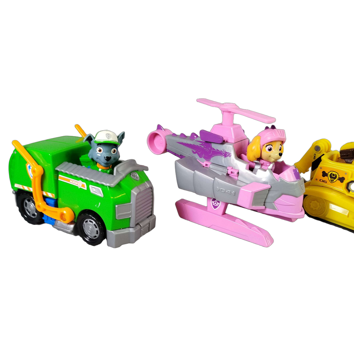 Spin Master Bundle Paw Patrol Set von 4 Fahrzeuge Helikopter