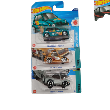 Hot Wheels Bundle J-Imports & Tooned Set von 10 Modellautos, Neu