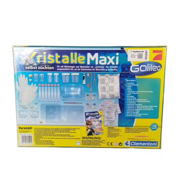 Clementoni Kristalle Maxi 75022 Experimentierset, Neu