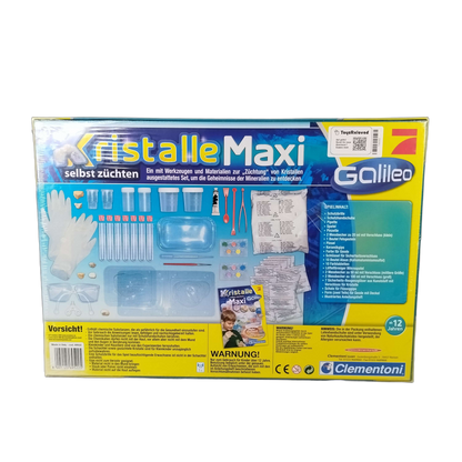 Clementoni Kristalle Maxi 75022 Experimentierset, Neu