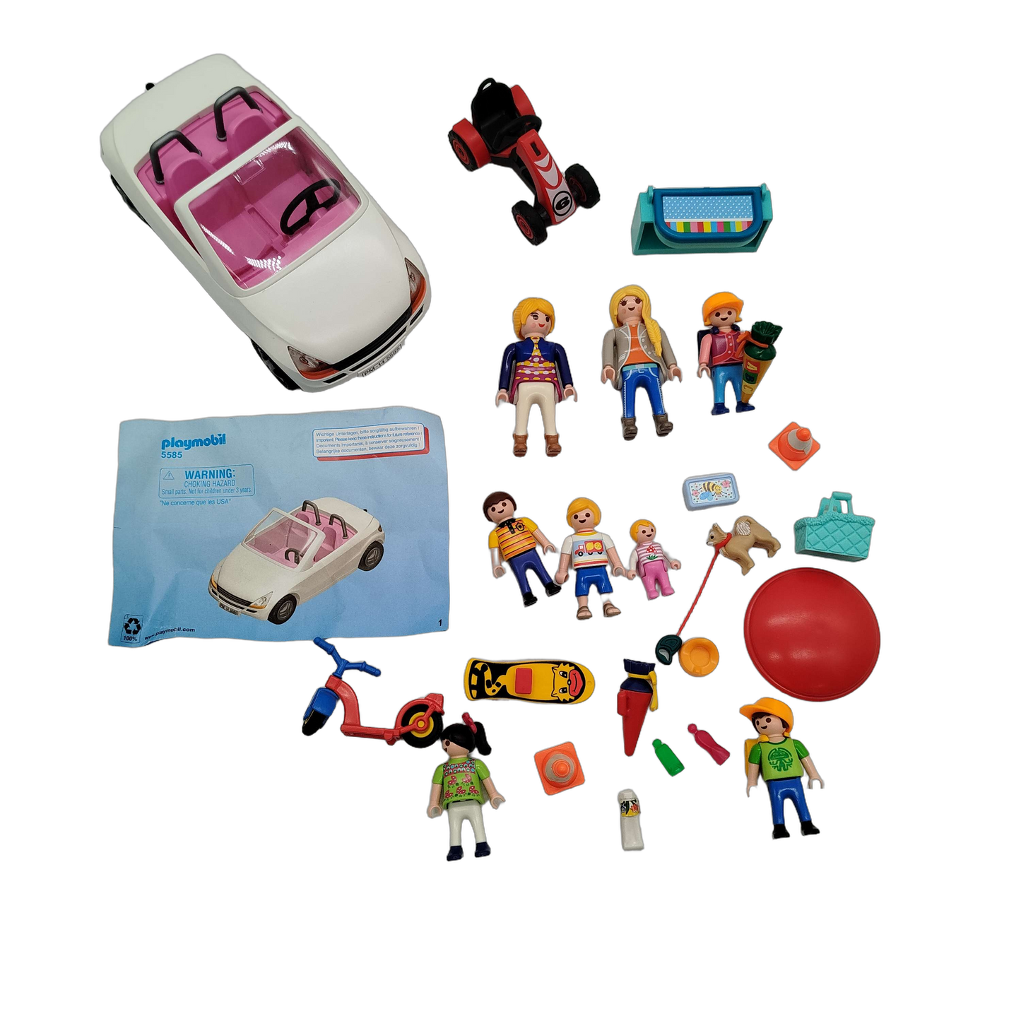 Playmobil Bundle Stadtleben 5585 4759 Set von 5 Figuren & Fahrzeuge