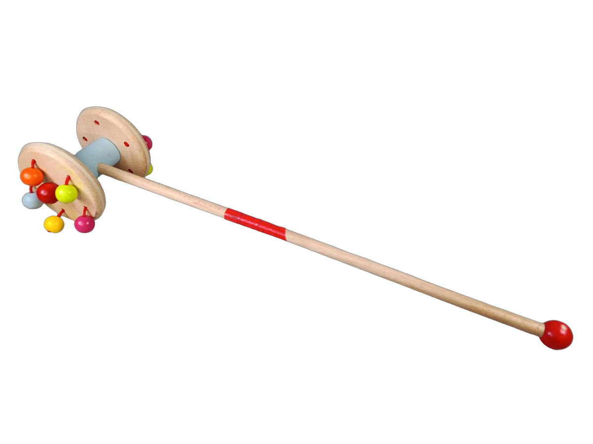 Selecta Holz mit Rollmechanismus Schiebespielzeug