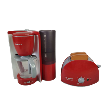 Theo Klein Bundle Kinderküche Set von 3 Kaffeemaschine & Toaster