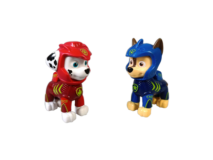 Spin Master Bundle Paw Patrol Marshall & Chase 2x Fahrzeuge & Figuren
