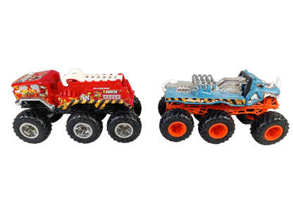 Mattel Bundle Hot Wheels Crankosaurus Set von 4 Monstertrucks