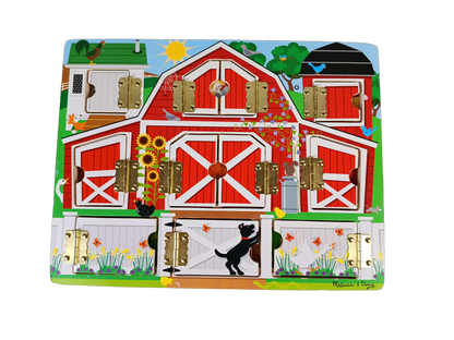 Melissa & Doug Hide & Seek Farm 14580 Holzpuzzle & Montessori