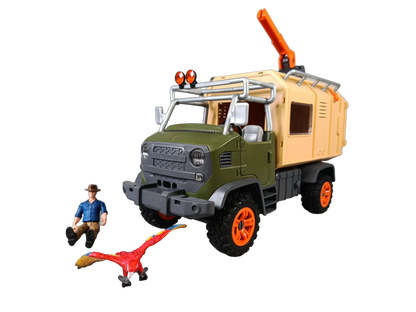 Schleich Tierrettungsfahrzeug mit Kran & Käfig Spielset