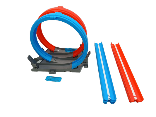 Mattel Bundle Hot Wheels Set Zweispur-Looping & Schienen
