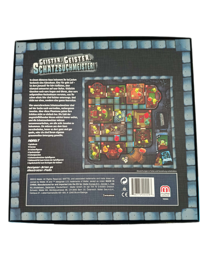 Mattel Geister Schatzsuchmeister Y5554 Brettspiel